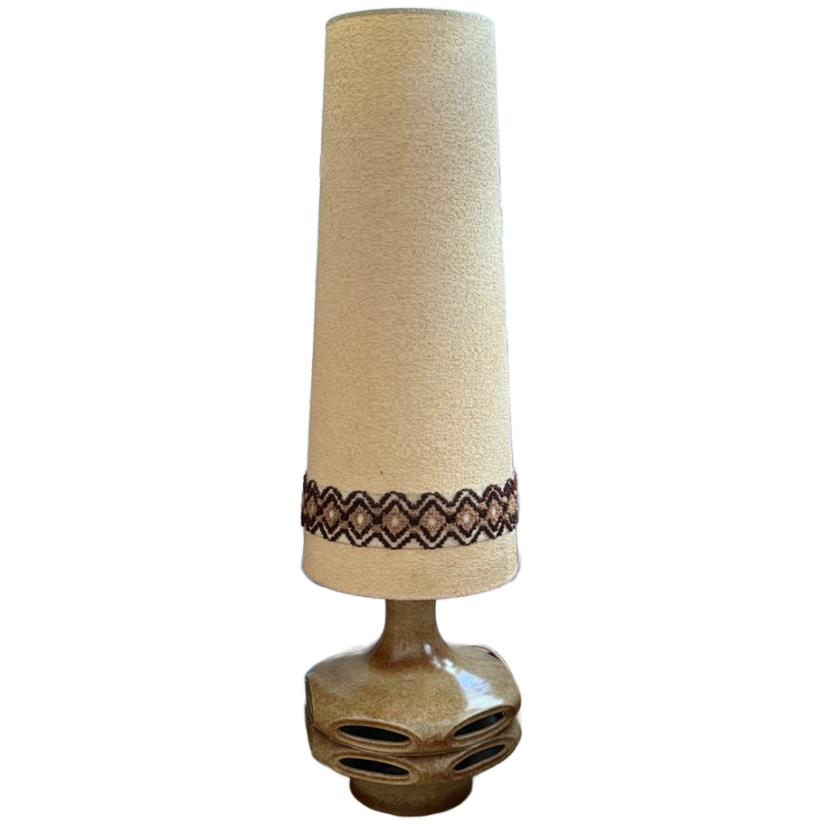 West Germany Vloerlamp Met Originele Kap image 1