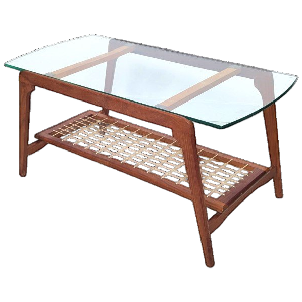 Vintage Salontafel Jaren 6 – Coffee Table – Webe - (kf44) image 1