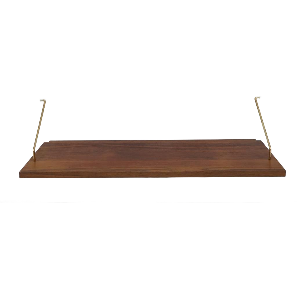 Poul Cadovius | Losse Wandplank | Met Haken | Palissander image 1