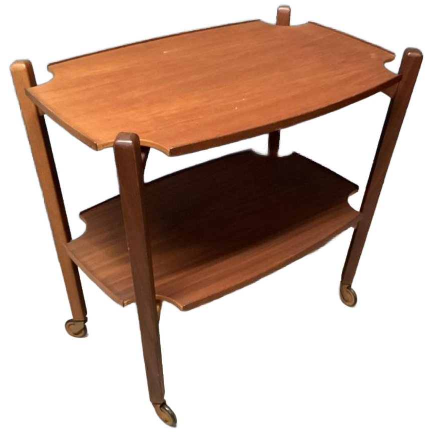 Teak Serveerwagen image 1