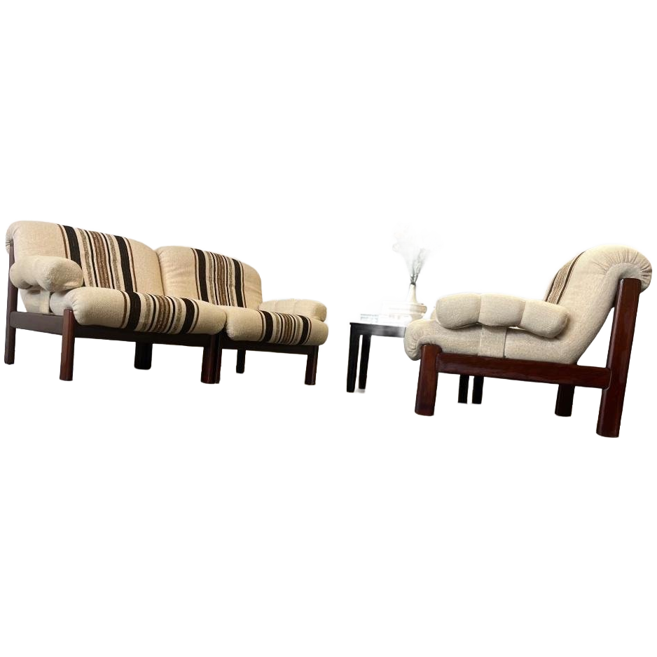 Set Van 3 Vintage Modulaire Fauteuils / Elementenbank image 1