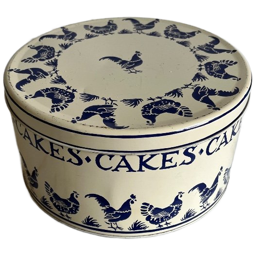 Emma Bridgewater Blue Hen Cake Blik image 1
