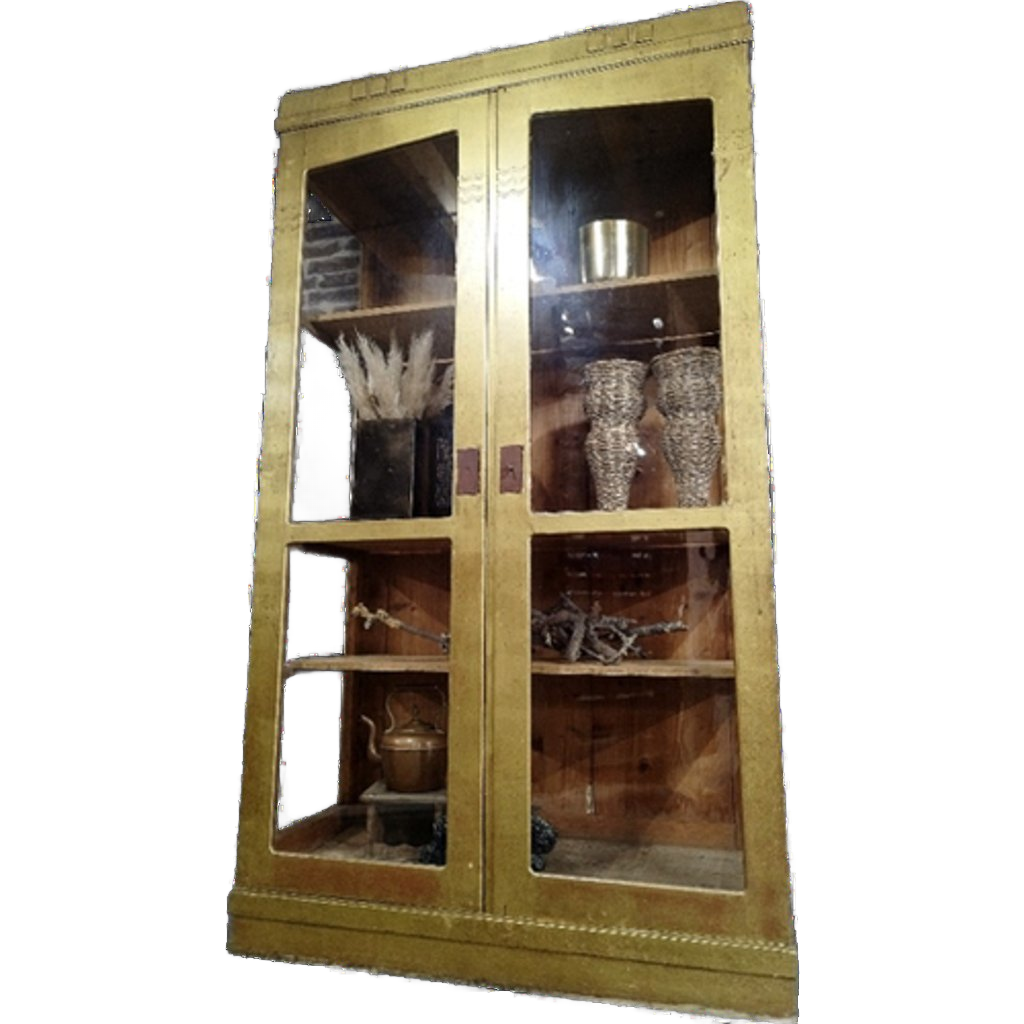Oude Vitrinekast / Schoolkast / Apothekerskast / Buffetkast image 1