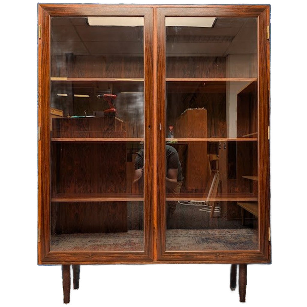 Vintage Palissander Vitrinekast, Jaren 60 image 1