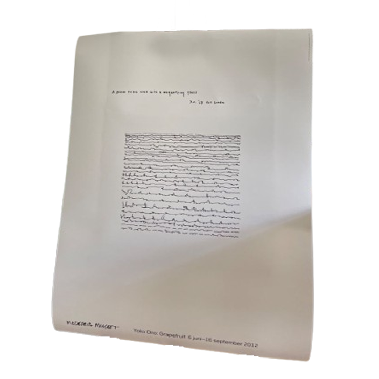 Yoko Ono, A Poem To Be Read With A Magnifying.. image 1