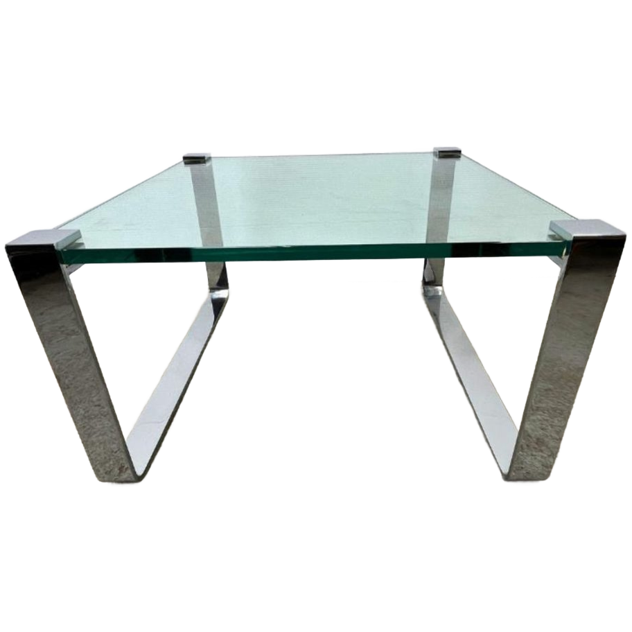 Midcentury Design Bijzet- Of Salontafel Glas Draenert, 1022 image 1