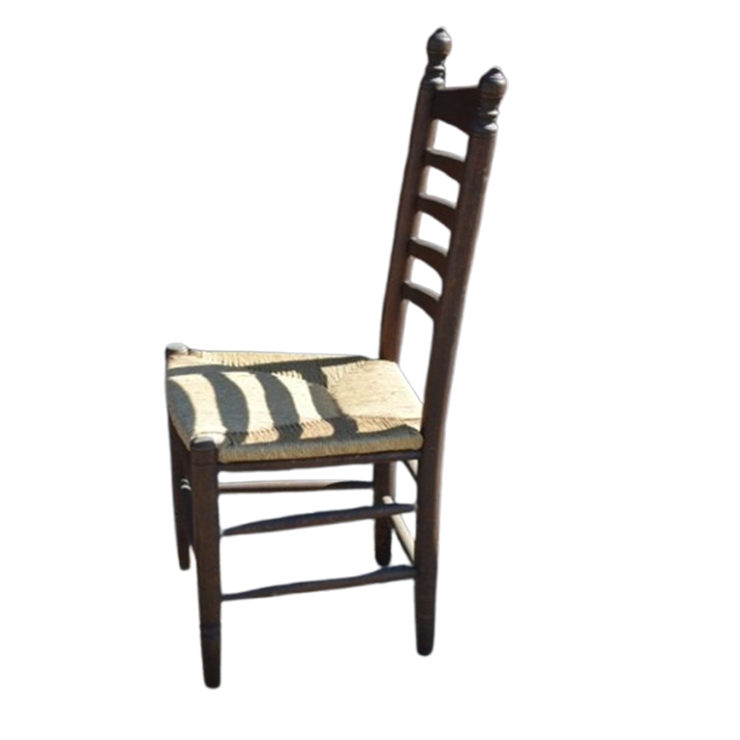 Knopstoelen Donker Eiken Set Van 4 image 1