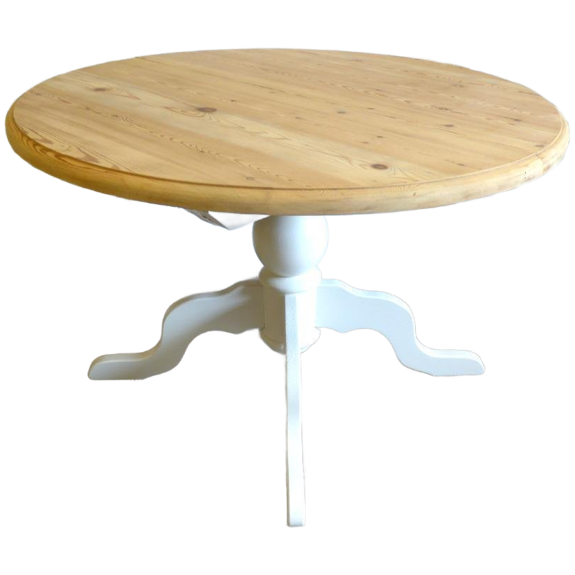 Prachtige Witte Landelijke Uitschuifbare Tafel image 1