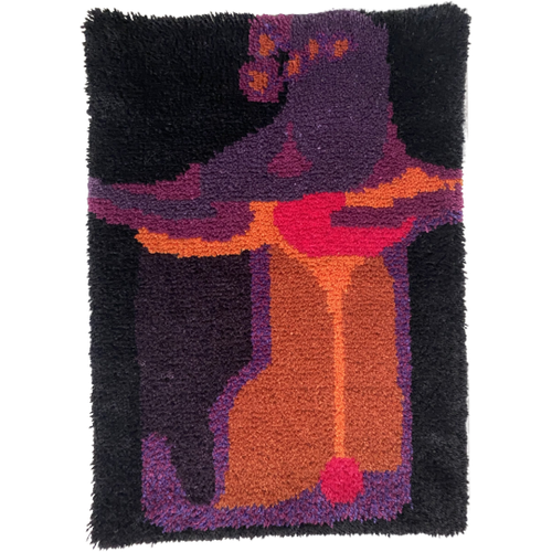 Wall Rug With Bear Decor 1970S image 1