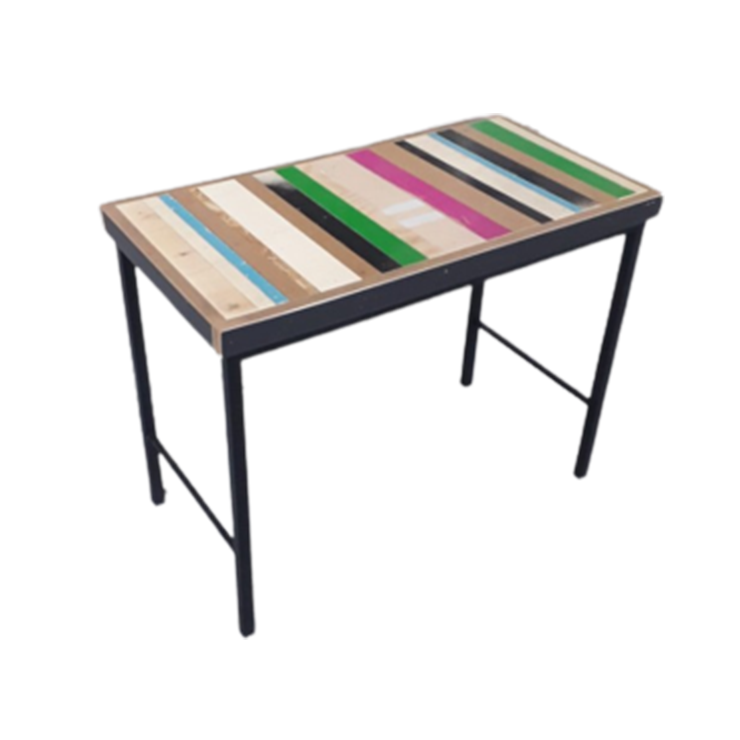 Unieke Sidetable, Bijzettafel Van Vintage Onderstel En Eigentijds image 1