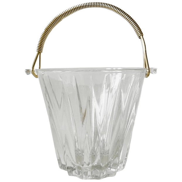 Vintage Ijsemmer Hollywood Regency Glas Messing 1960’s image 1