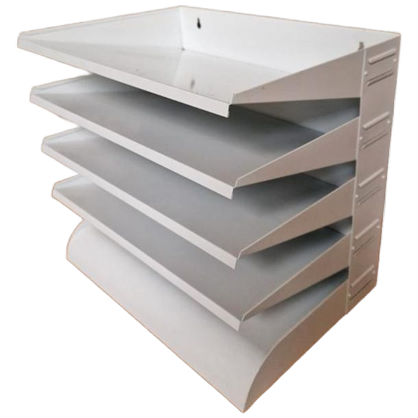 Witte Metalen Lectuurbak Wandrek Gispen image 1