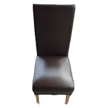 6 Leren Stoelen – Tex Choco Model image 1