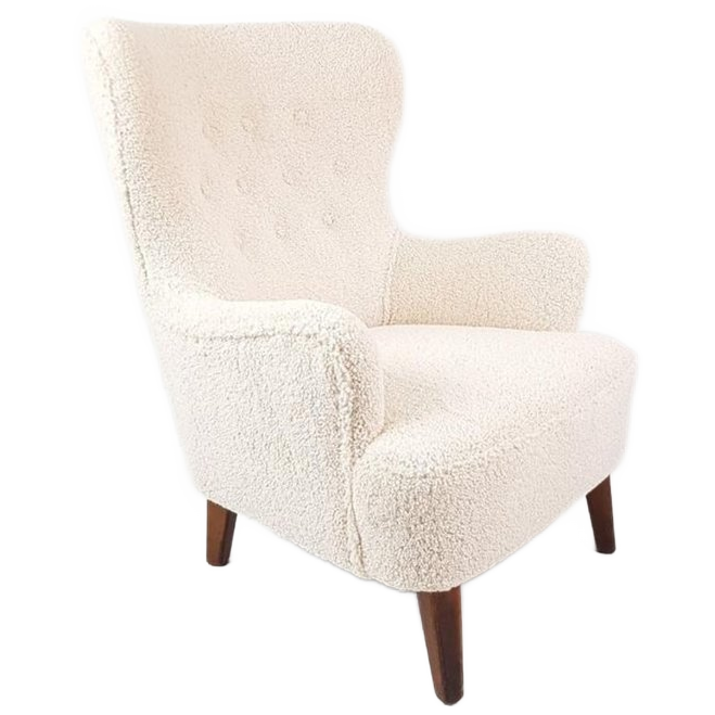 Vintage Artifort Theo Ruth Heren Fauteuil Teddy Nieuwe Stof image 1