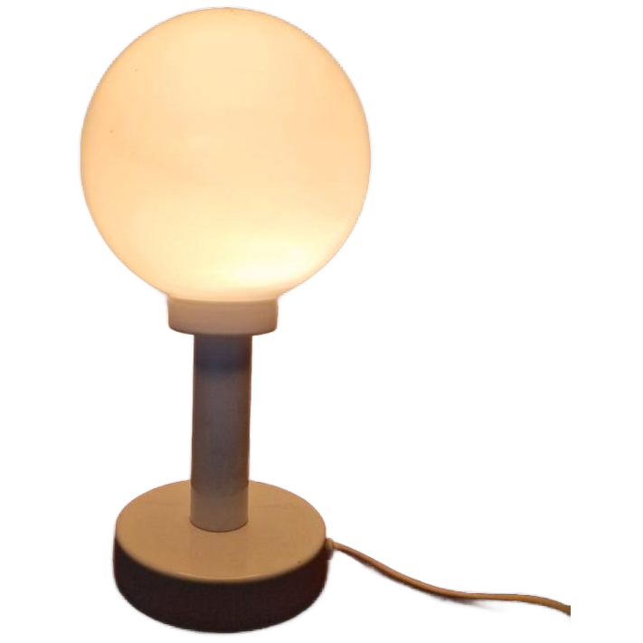 Space Age Opaline Boll Lamp Vintage Design. image 1