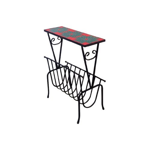 Lectuurtafel Jaren 60 – Met Tegeltjes - (mf33) image 1