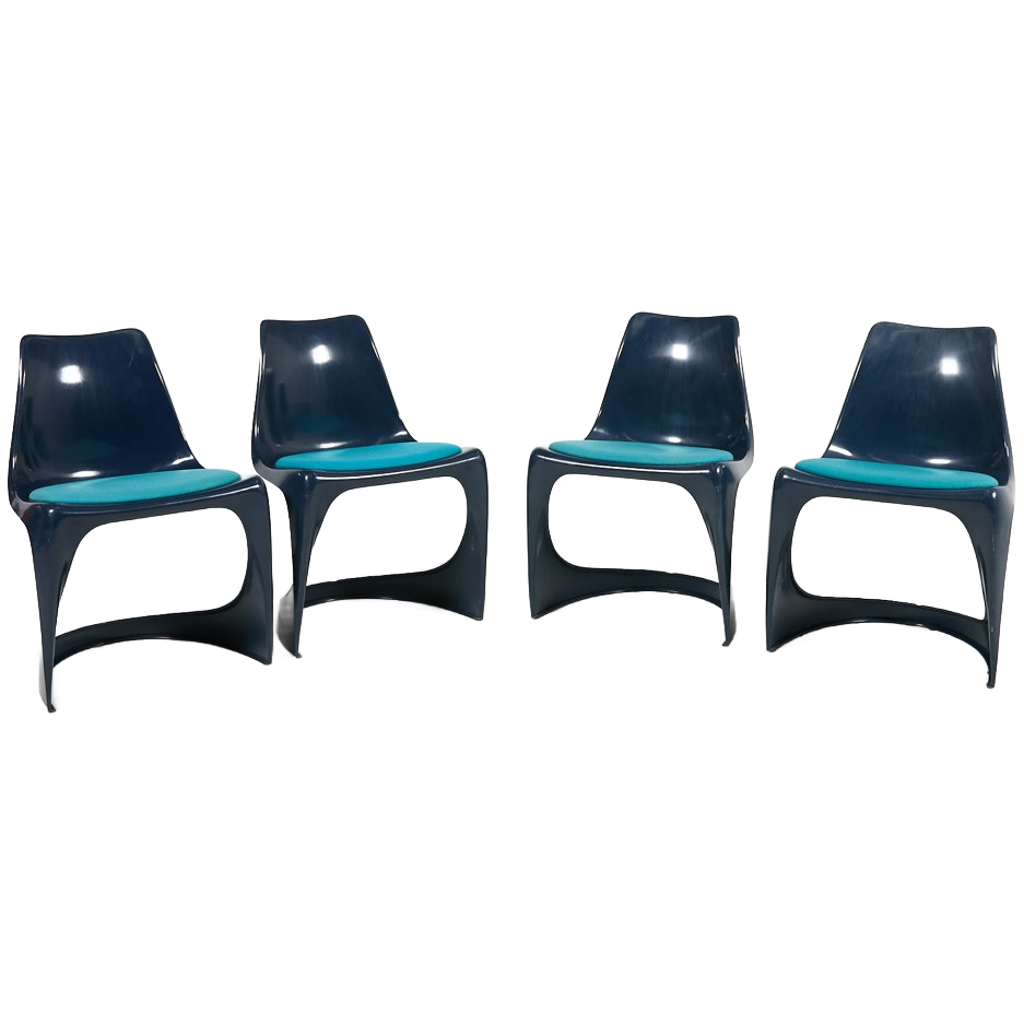 Set Of 4 Steen Ostergaard A-line Chairs By CADO image 1