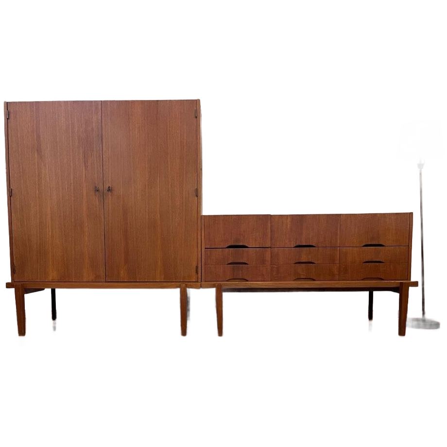 Vintage Xl Set : Kast / Audio Meubel / Wandrek image 1