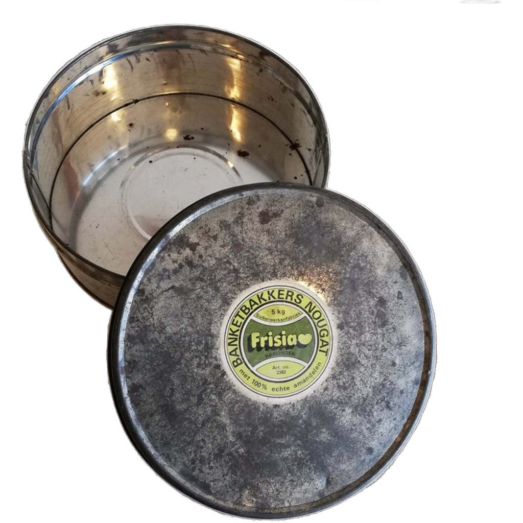 Vintage Blik Voor 5 Kg Nougat image 1