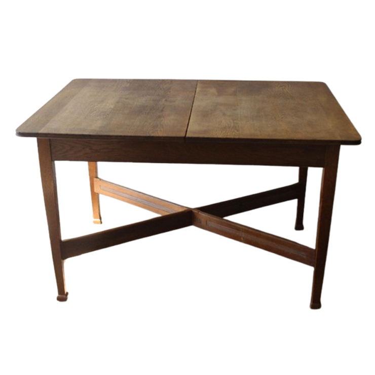 Amsterdamse School Eetafel Uitschuifbar image 1