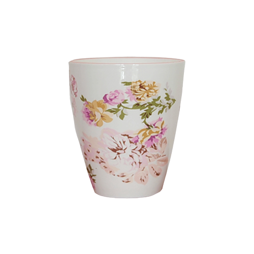 Beige Hoge Bloempot Bloemen image 1
