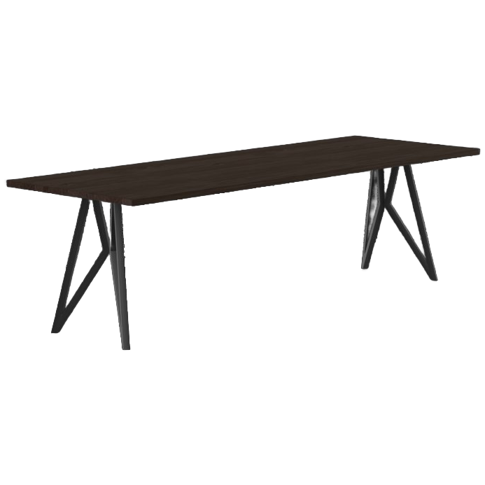 Studio Henk Eettafel Butterfly Gerookt Gebeitst, Rechthoekig image 1
