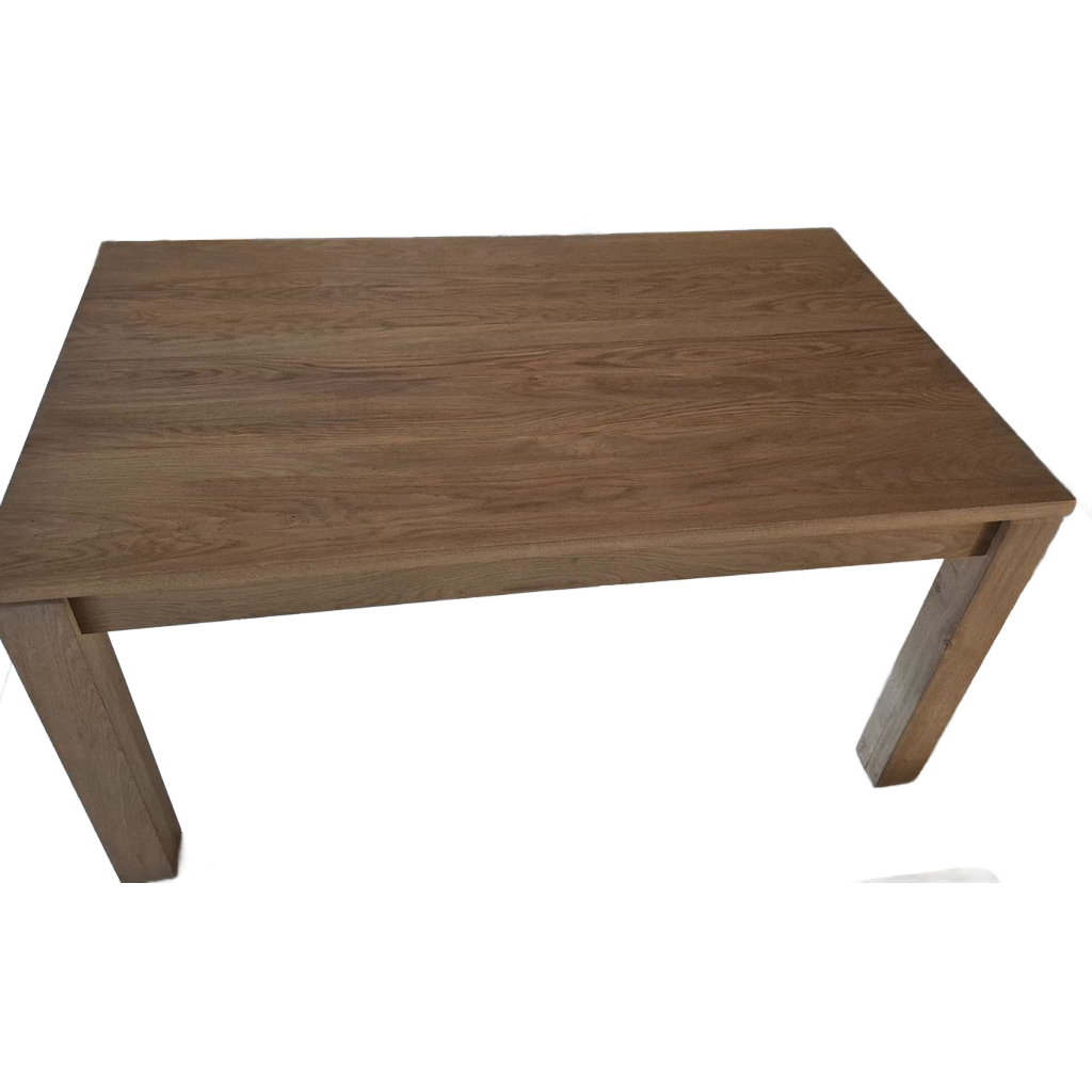 Massieve Eiken Eettafel – Afwerking Grijs Eik image 1