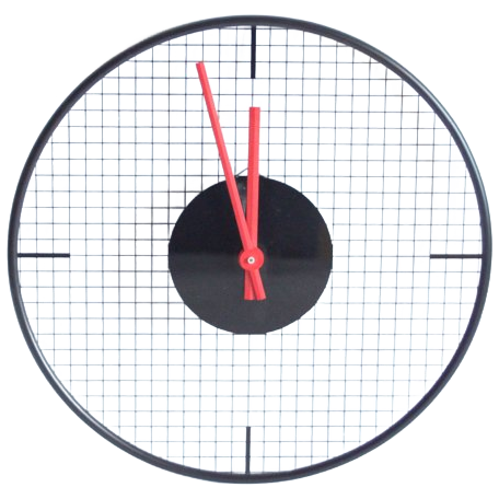 Minimalist Junghans Transparent Wall Clock, Germany 1990s image 1