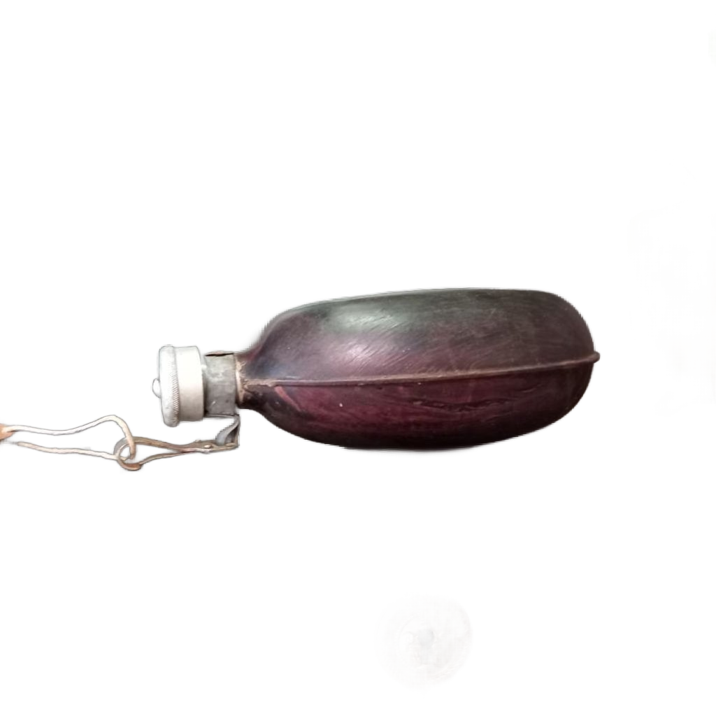 Antieke Houten Veldfles image 1