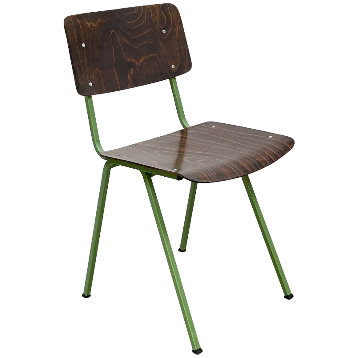 Vintage Marko Stoelen, Groen Opnieuw Gepoedercoat Frame. image 1