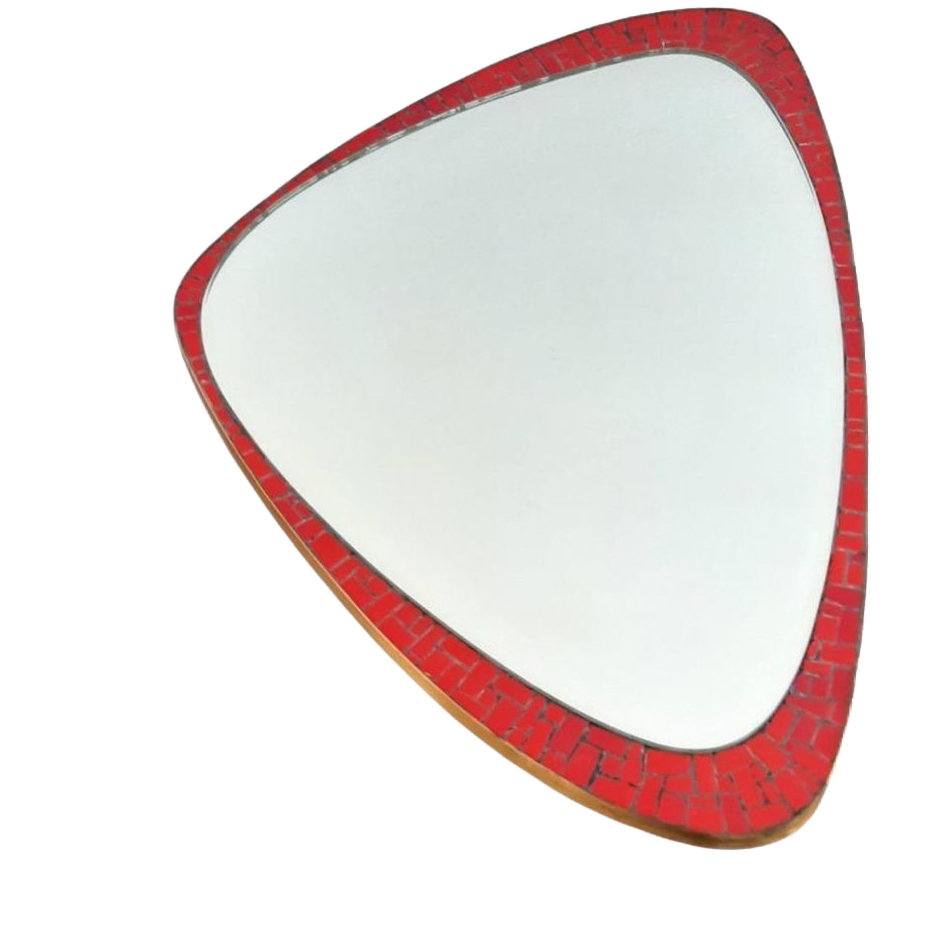 Mid Century Design Mozaïek Spiegel, Berthold Müller, 1950s image 1