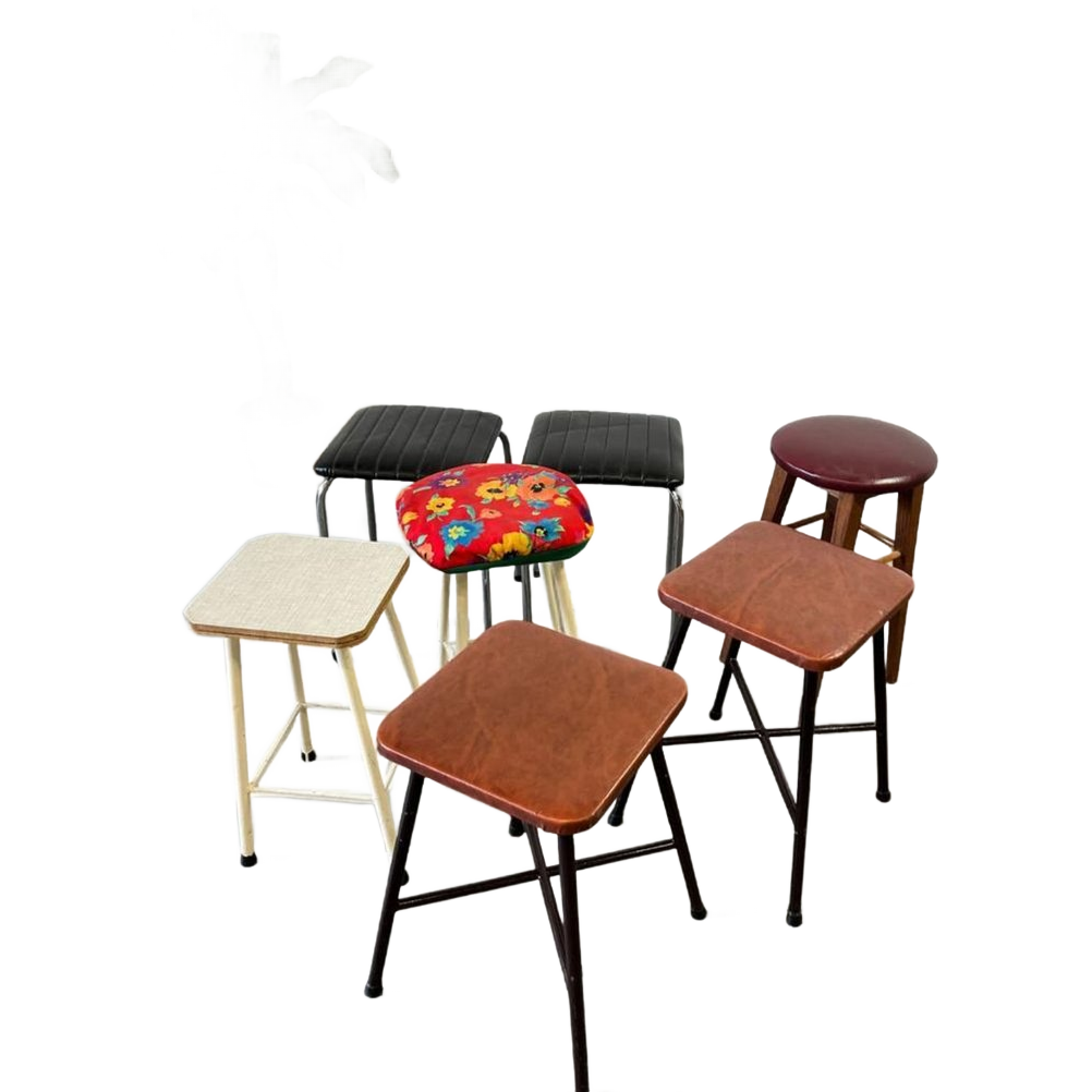 Vintage Krukje / Stoeltje / Tabouret image 1