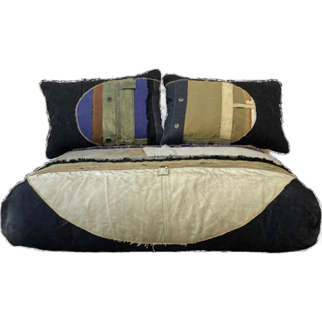 Matraskussen Van Gerecycled Canvas image 1