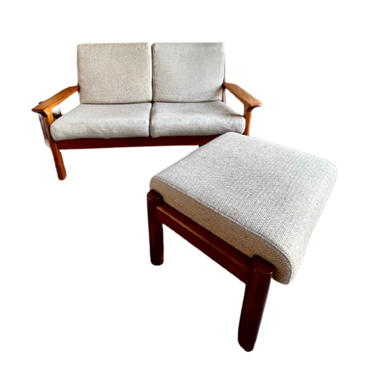 Teak Bank Door Juul Kristensen Glostrup Denmark Jaren ‘60 Bank