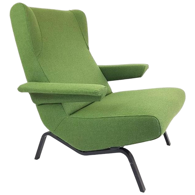 Vintage Archi Fauteuil Ligne Roset Wol Groen Ploegwool Ploeg image 1