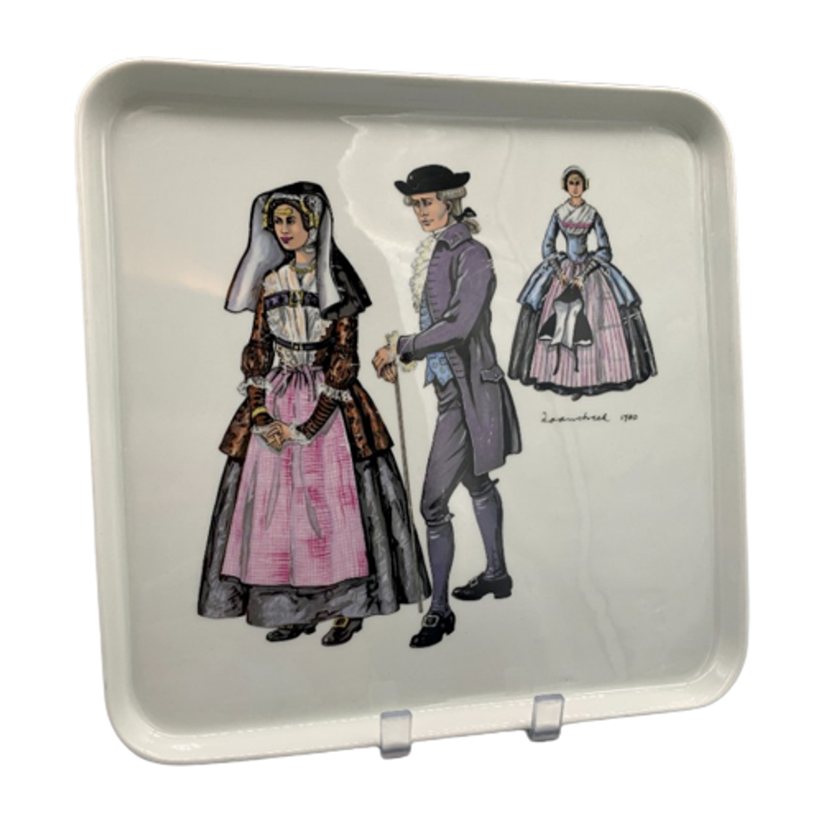 Vintage Villeroy & Boch Taartschaal Klederdracht image 1