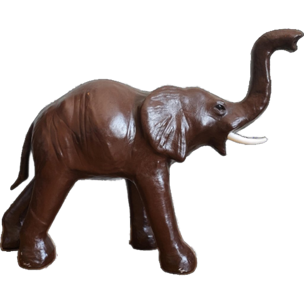 Vintage Lederen Olifant image 1