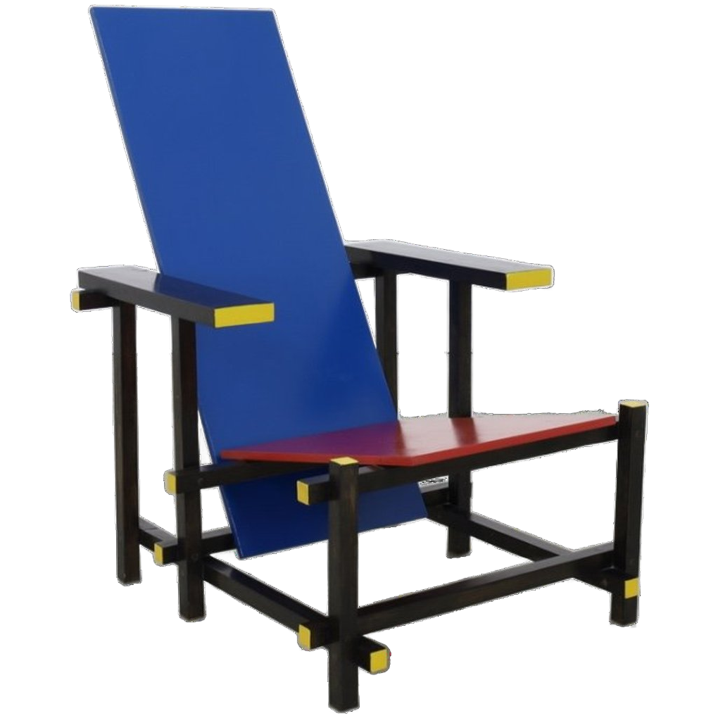 Dutch Bauhaus Lounge Chair In The Style Of Gerrit Rietveld image 1