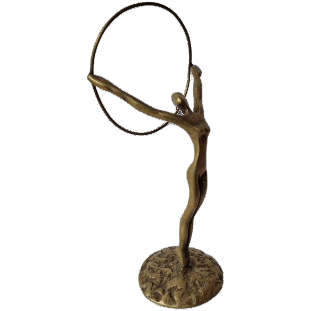 Vintage Bronzen Ballerina image 1