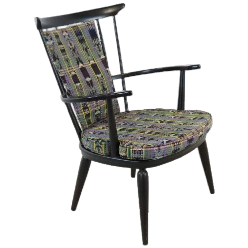 Vintage Stoel Spijlenstoel Fauteuil image 1