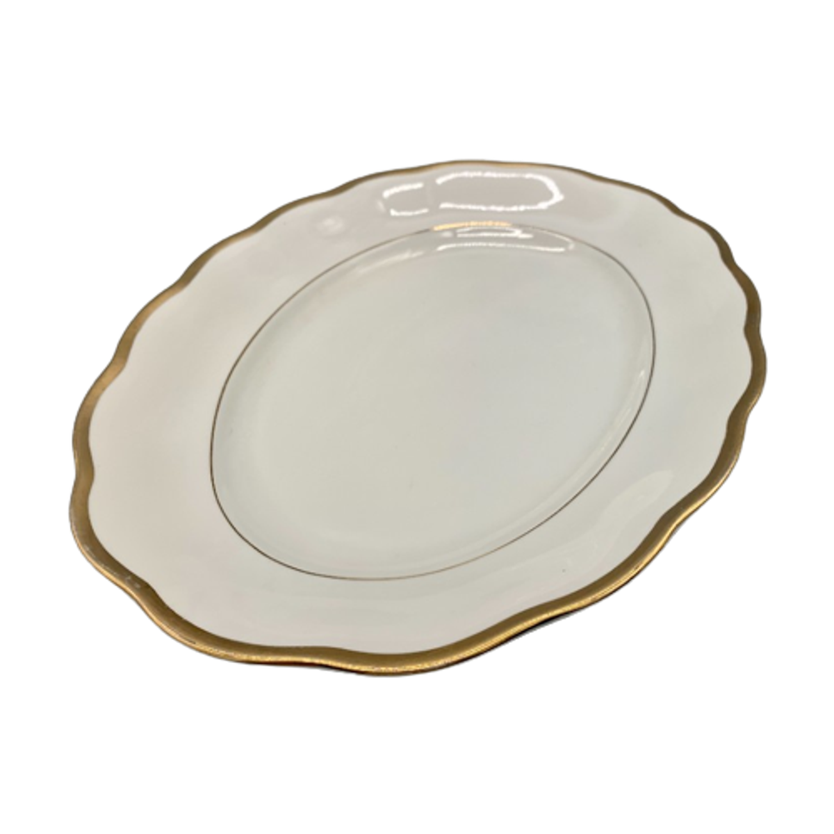 Koenigszelt Vintage Serveerschaal Roomwit/goud image 1