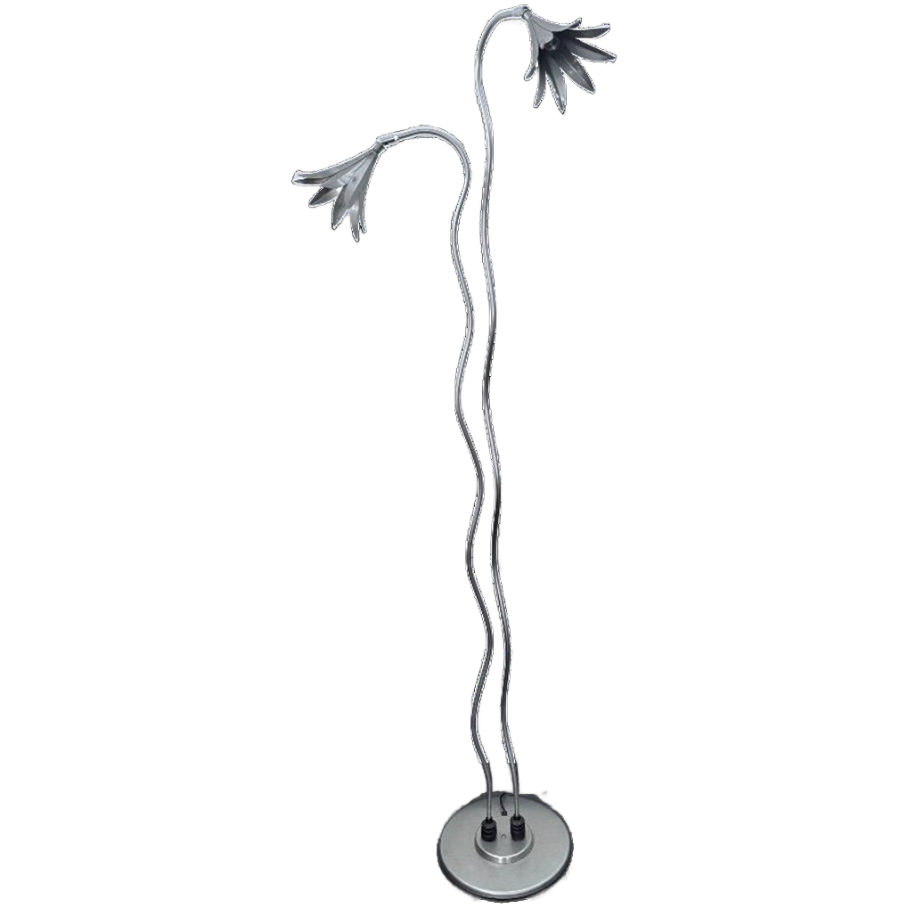 Unieke Vintage Metalen Vloerlamp Fleur France ‘60 image 1