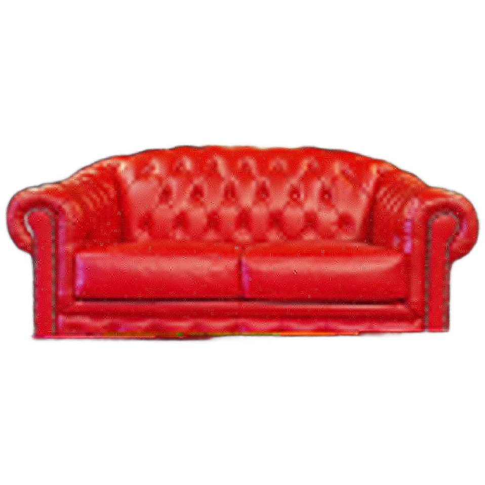 Chesterfield Melbourne 2-zits - Rood image 1