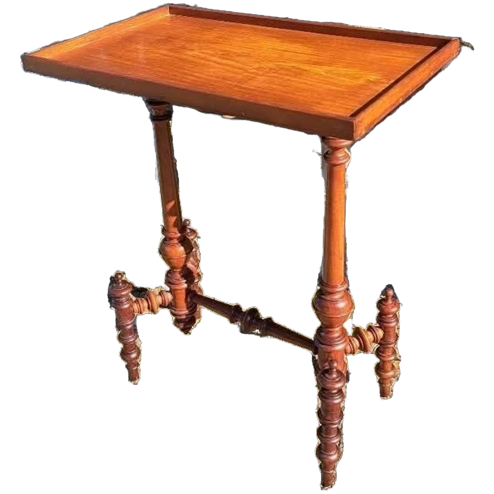 Antieke Spinnen Bijzettafel Sidetable, Haltafel image 1