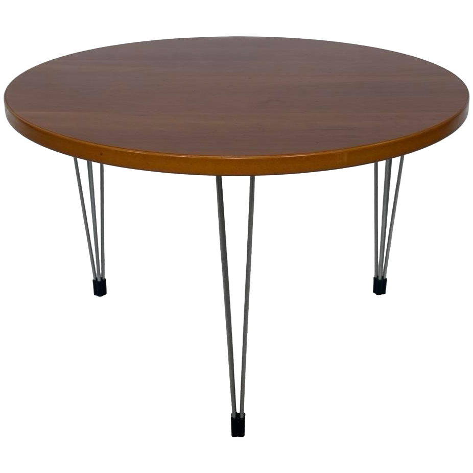 Vintage Ronde Salontafel Design Fritz Hansen Stijl image 1