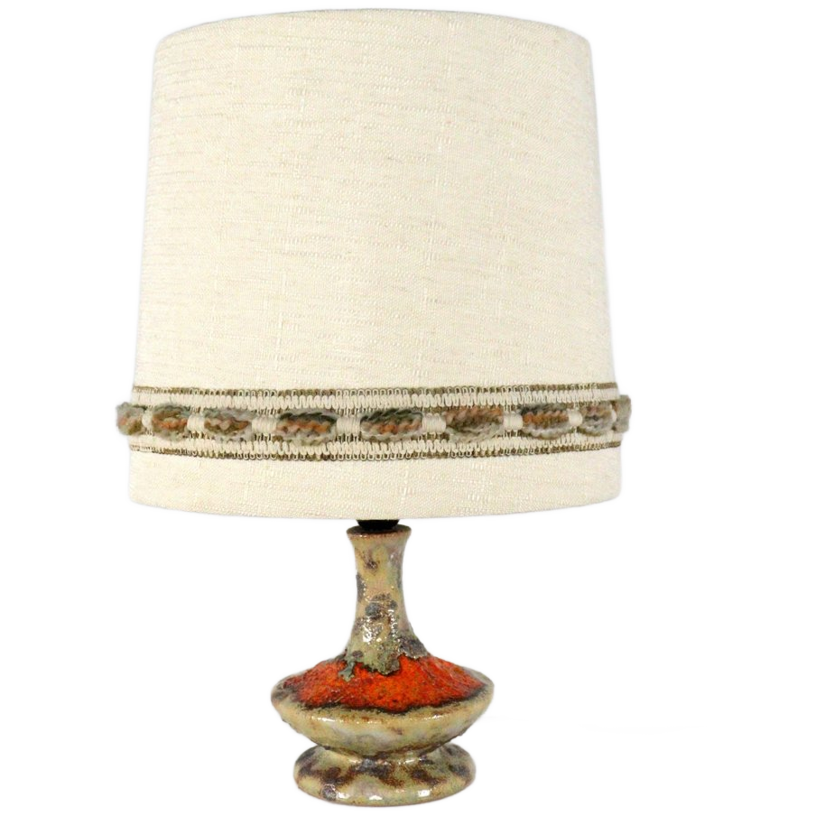 West Germany Tafellamp Keramiek Lamp Vintage image 1