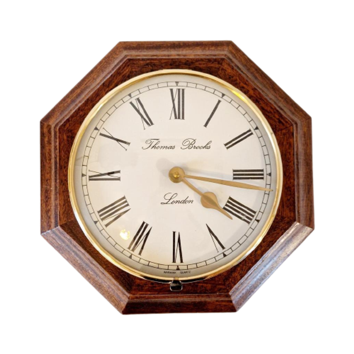 Oude Engelse Klok Wandklok Thomas Brooks London image 1