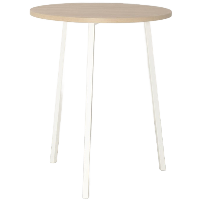 Hay Loop Design Statafel, Bladkleur Naar Keuze, 80 Cm Ø, Vaste Hoogte Onderstel image 1