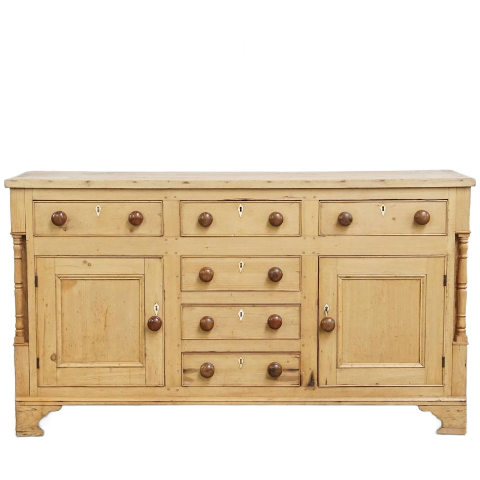 Geweldig Antiek Engels Dressoir/ Side Table/ Balie/ Kookeiland Uit Begin 19e Eeuw image 1