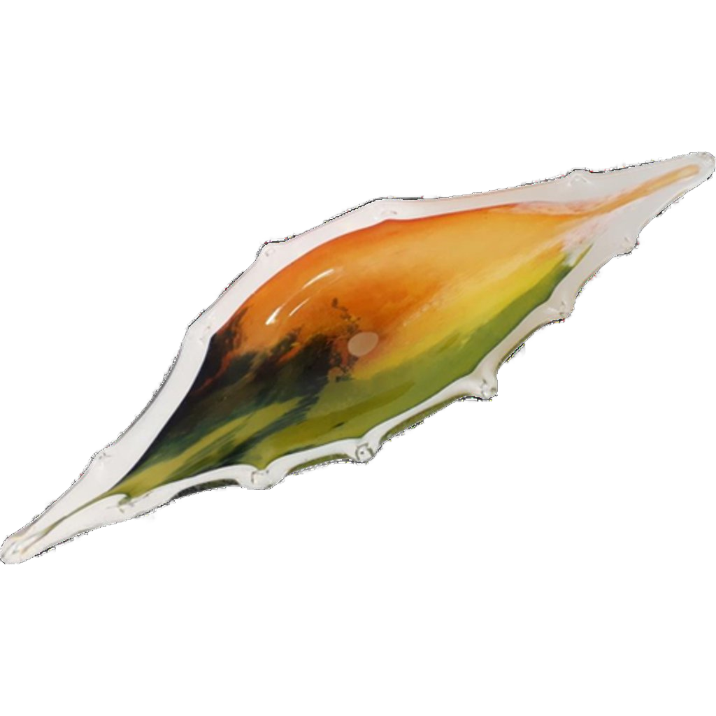 * Vintage Schaal Mondgeblazen Murano ? Fruitschaal image 1